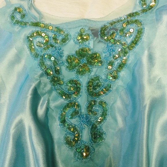 Zino satin blue top - Picture 3 of 3